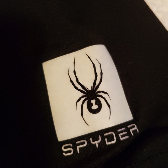 Mens Spyder Black Tshirt. Size Small - Picture 3 of 4